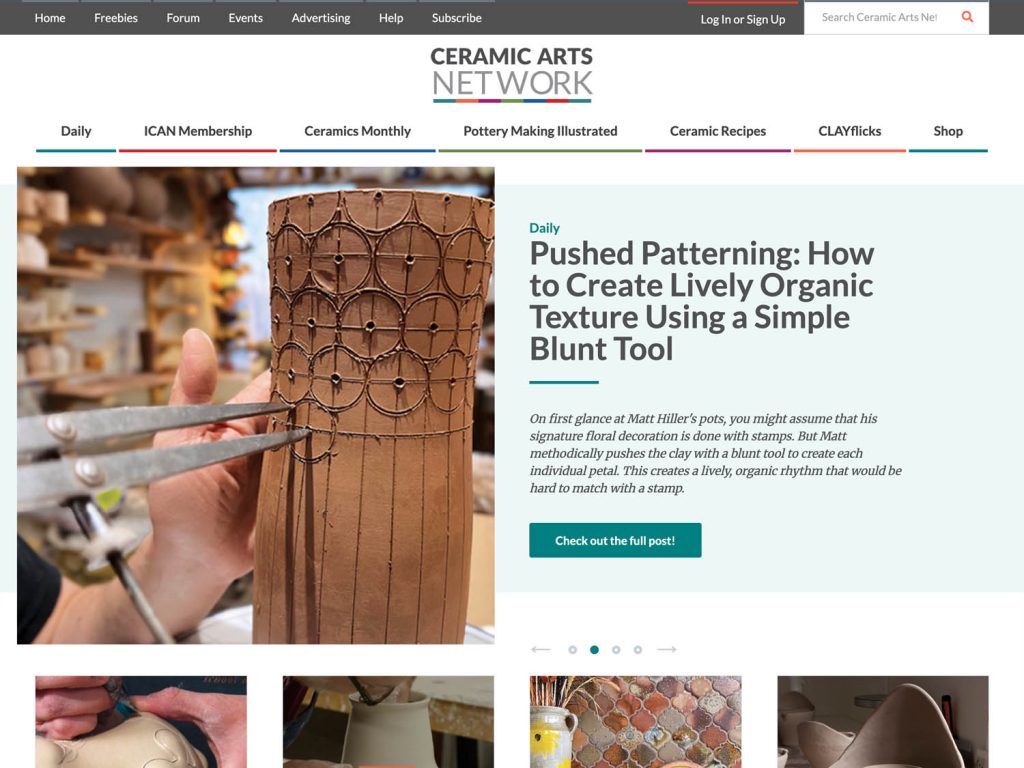 CAN website homepage